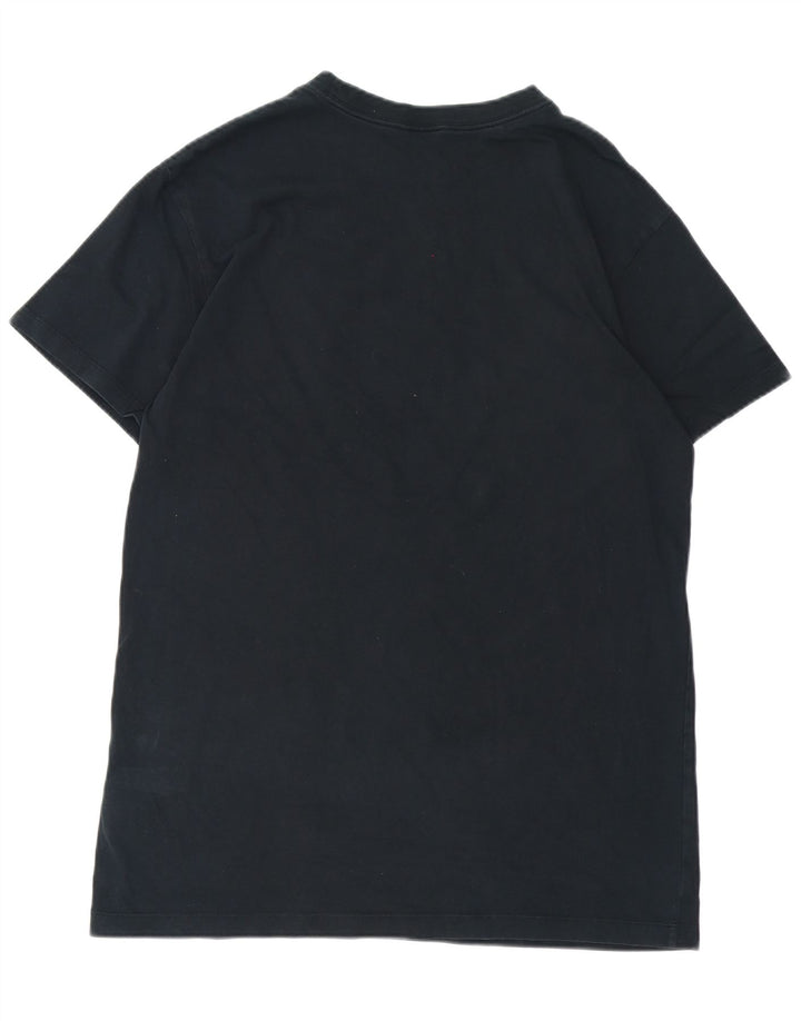 NIKE T-Shirt Homme Haut Large Bleu Marine Coton