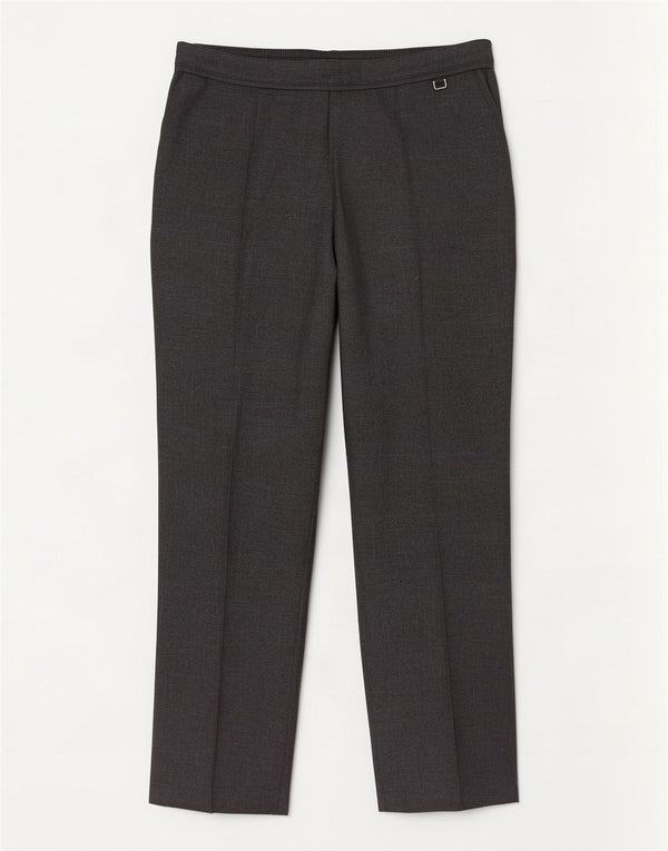 Marks & Spencer Pantalon droit décontracté pour femme UK 14 Large W32 L28 Gris