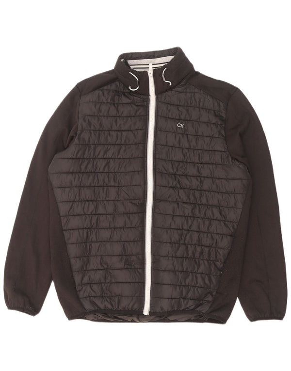 Calvin Klein Veste rembourrée de golf pour homme UK 38 Medium Noir Polyester
