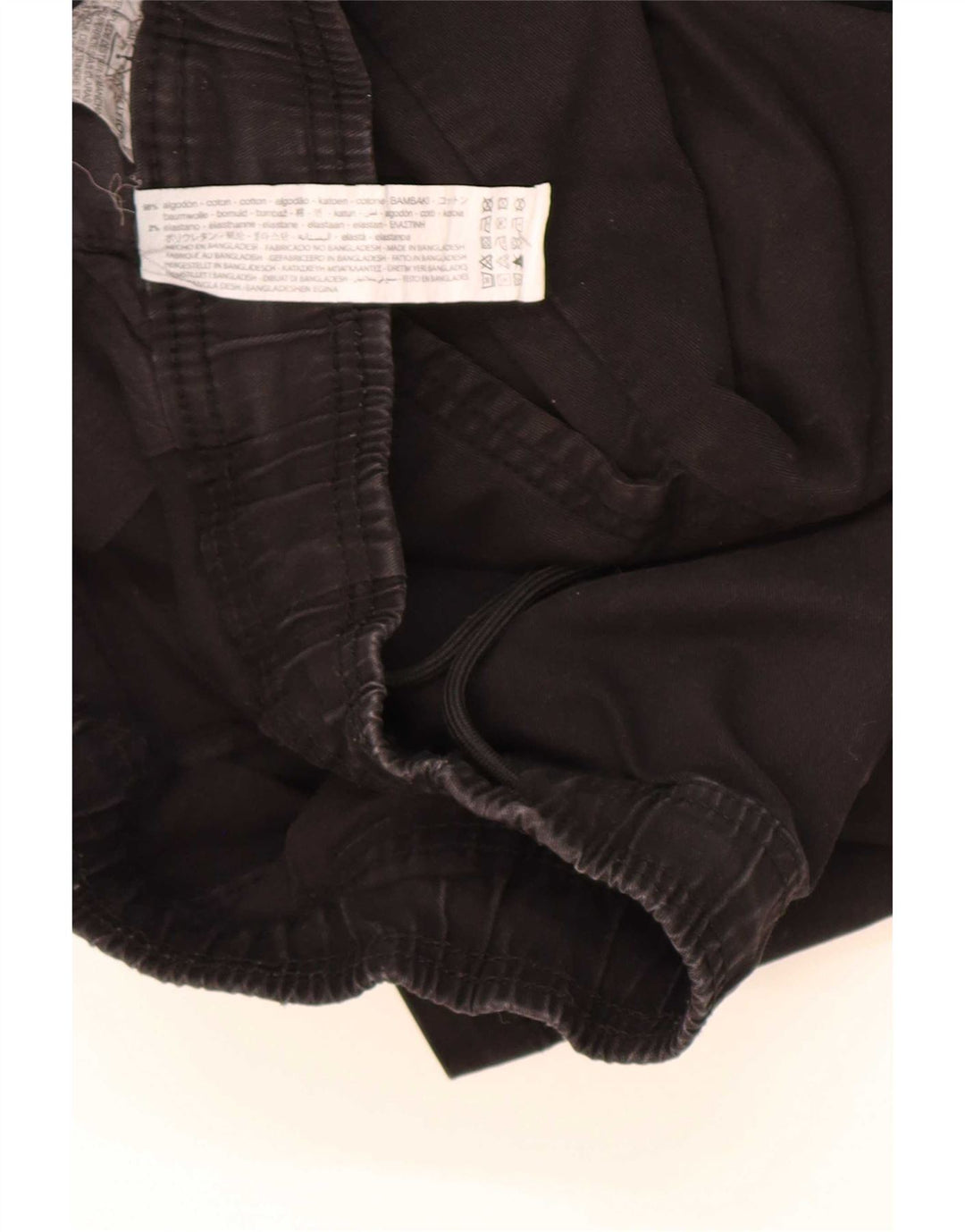 Zara Short Chino Homme XL W34 Noir Coton