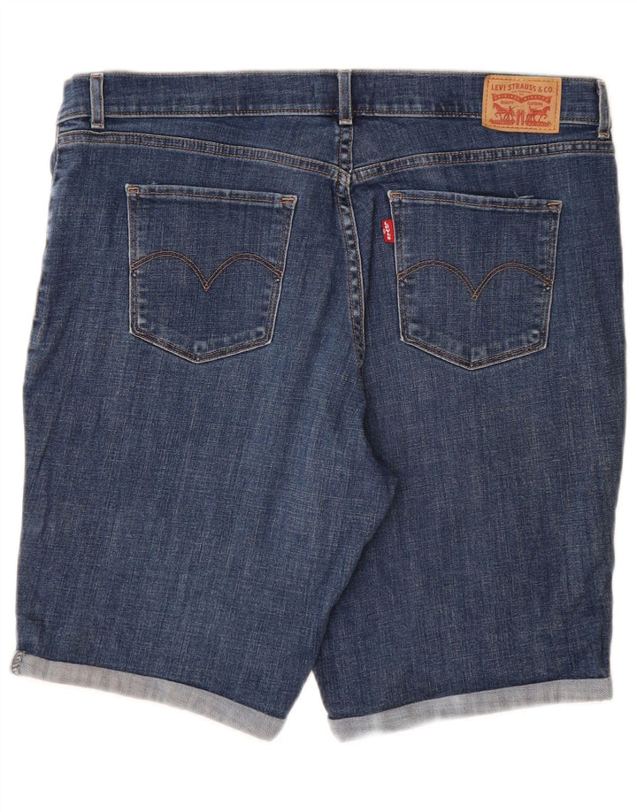 LEVI'S Bermuda Denim Femme W32 Large Bleu Coton