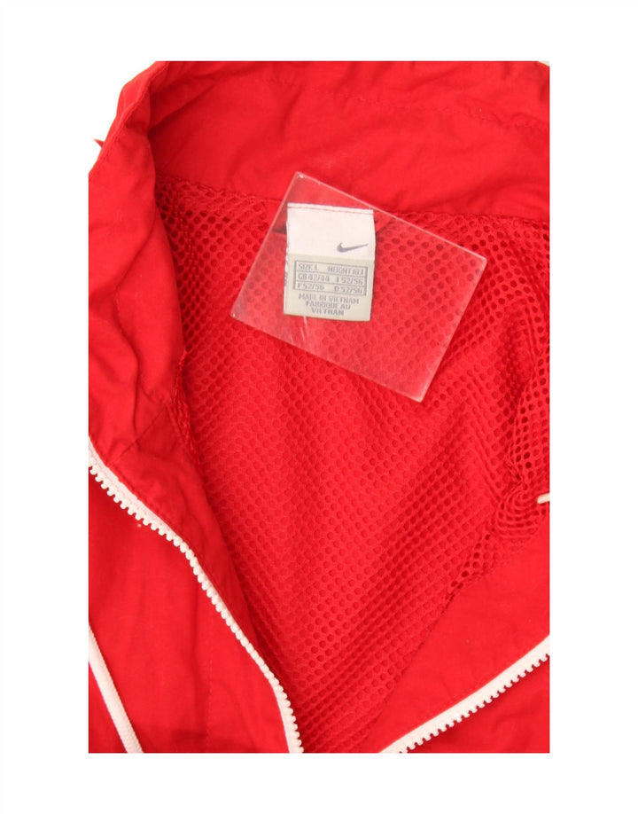 Nike Veste de pluie pour homme UK 42/44 Large Rouge Colourblock