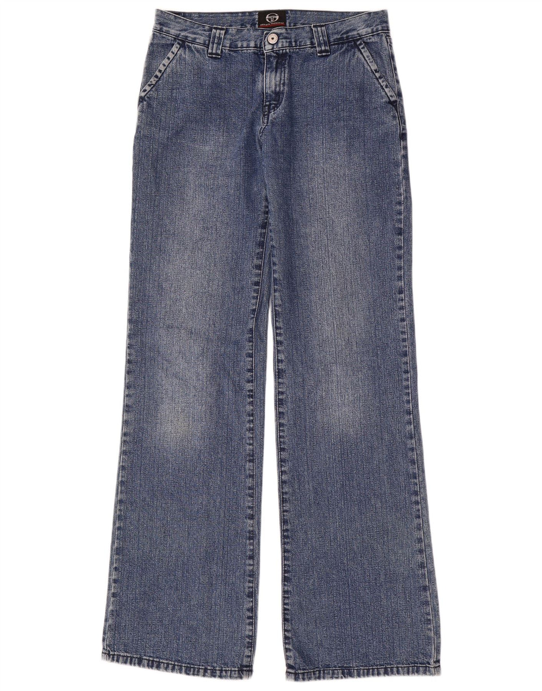 Sergio Tacchini Jean Bootcut Femme W29 L35 Bleu Coton