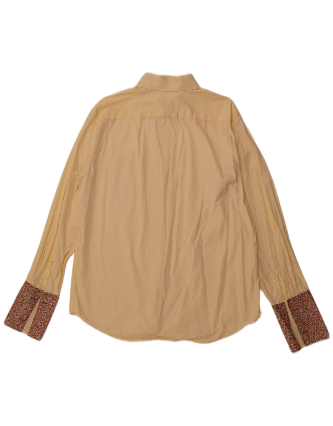 PAUL SMITH Chemise Homme Taille 17 1/2 44 XL Coton Jaune