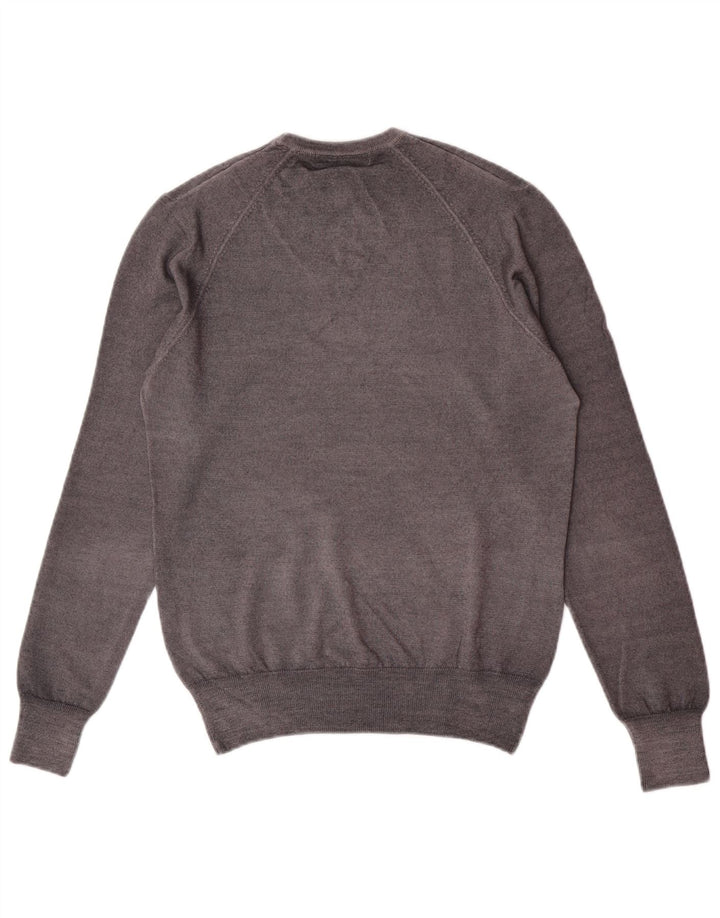 Ungaro Pull à col rond pour homme IT 48 Small Gris Laine
