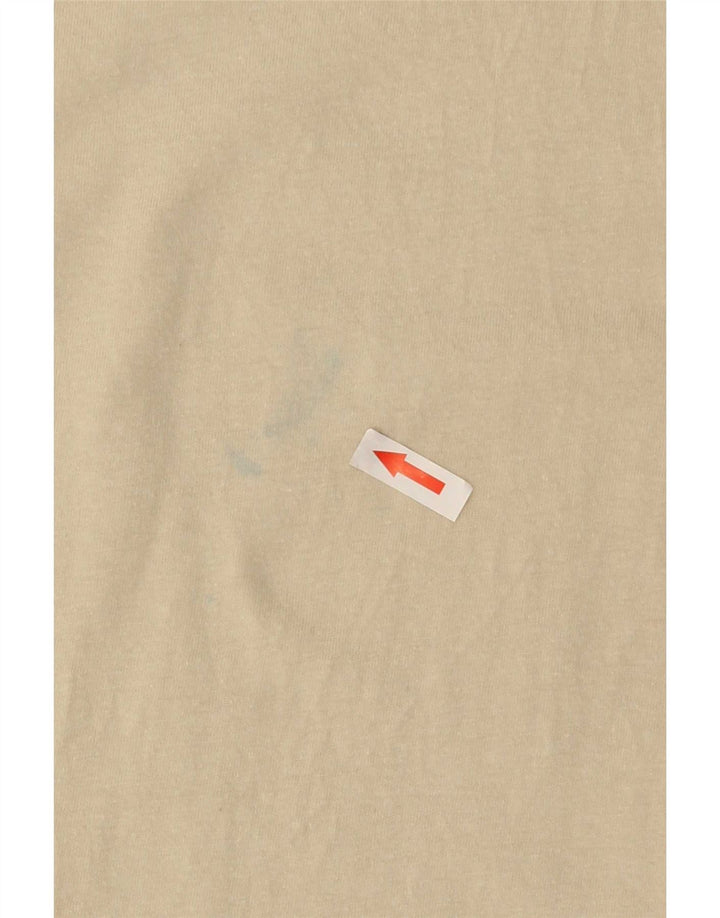 Reebok Tee-Shirt Graphique Homme Beige Moyen Coton