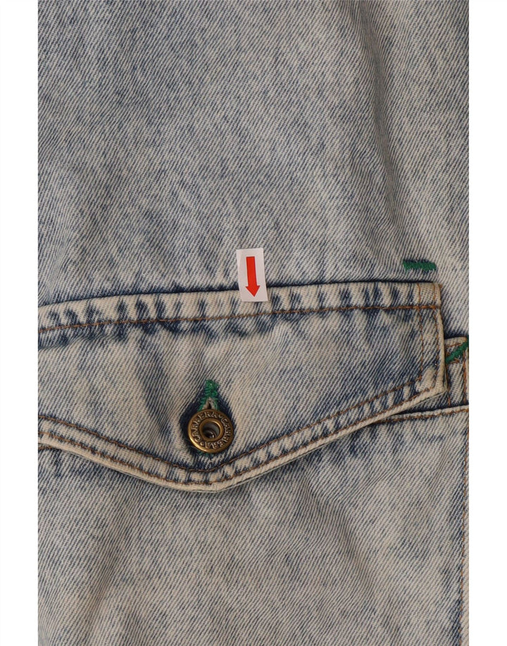 CARRERA Veste en Jean Sherpa Garçon 11-12 ans Bleu Coton