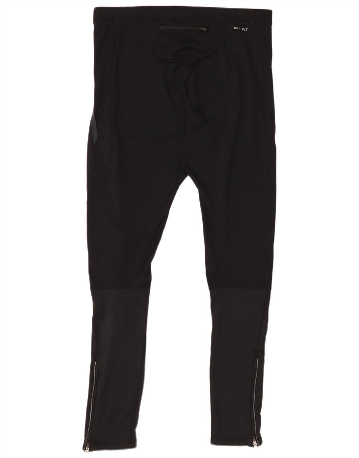 Legging Nike Dri Fit pour femme UK 16 Large Noir Polyester