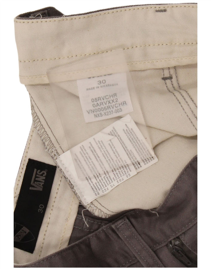 Vans Short cargo W30 en coton gris moyen pour homme