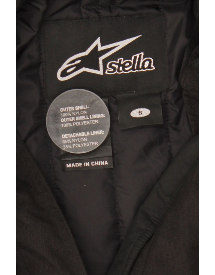 Stella Veste Racer Femme UK 10 Petit Nylon Noir