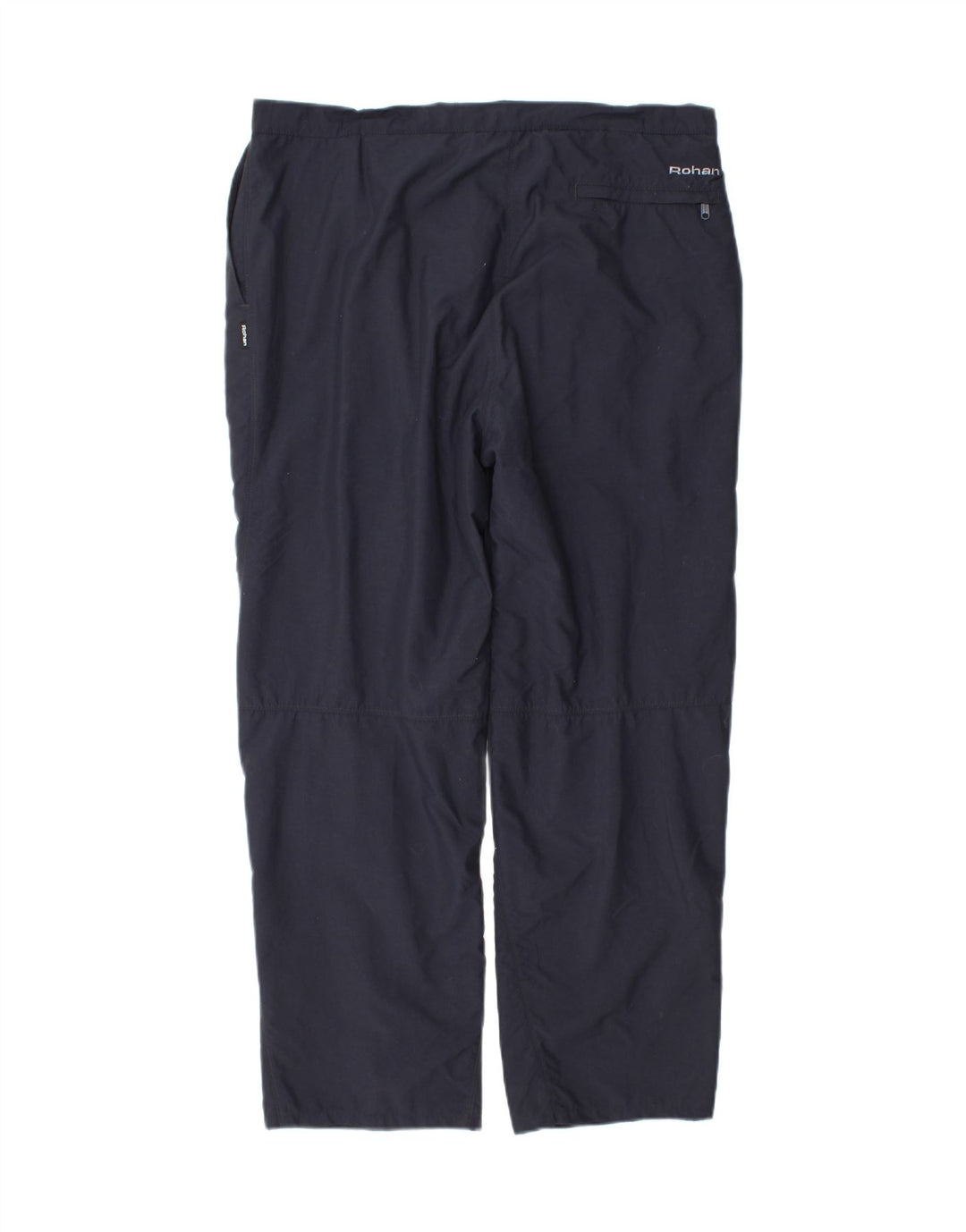 ROHAN Womens Straight Trousers UK 10 Small W28 L27 Navy Blue Polyester Vintage Rohan and Second-Hand Rohan from Messina Hembry 