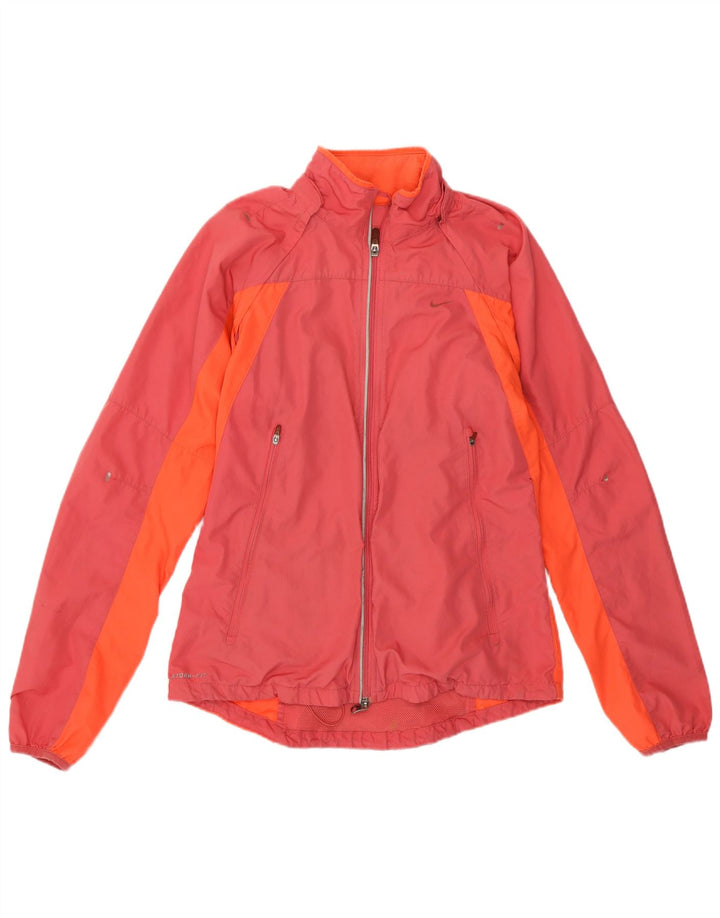 Veste de pluie Nike Storm-Fit pour femme UK 12 Polyester color block rose moyen