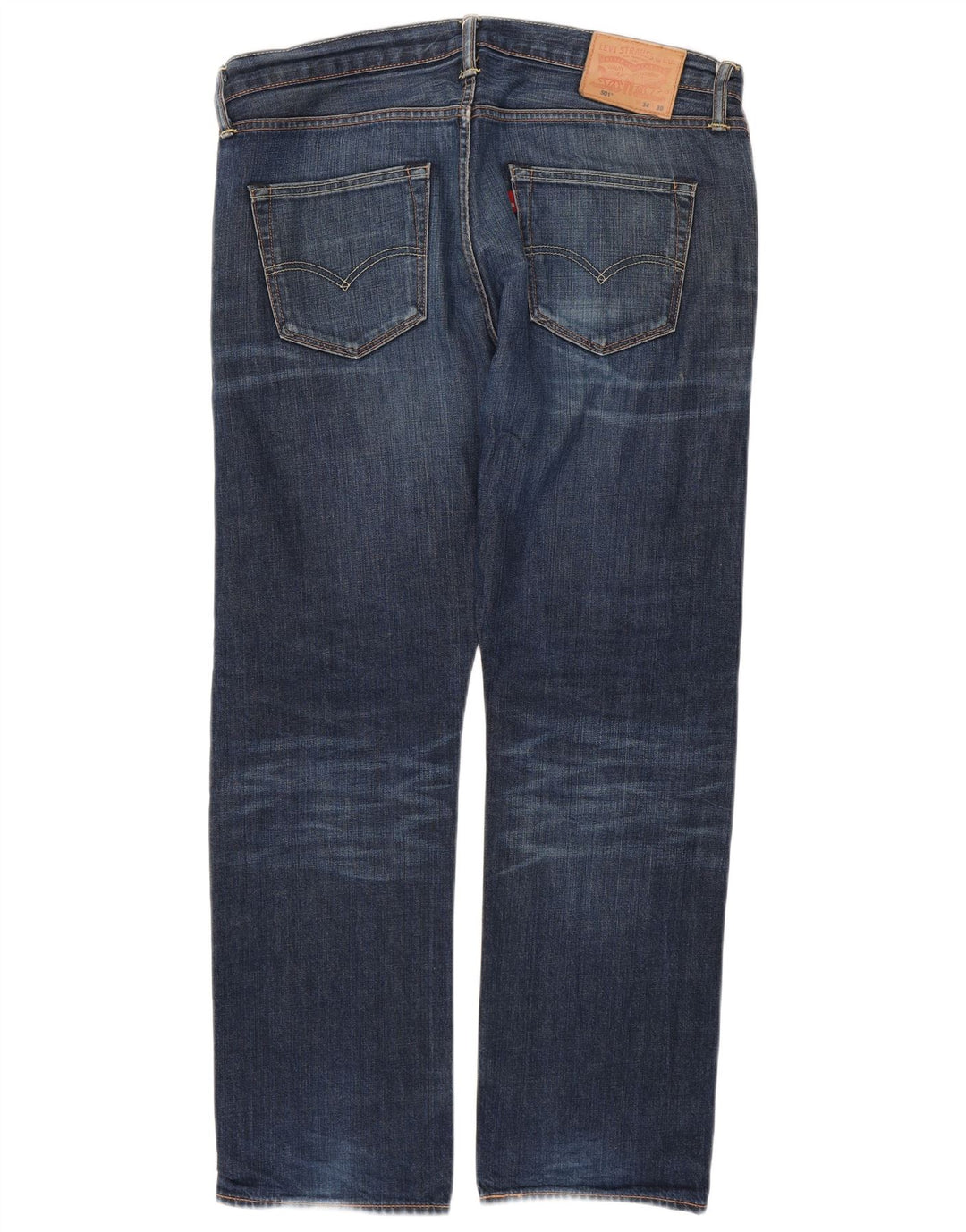 LEVI'S Jean Droit 501 Homme W34 L30 Bleu Coton