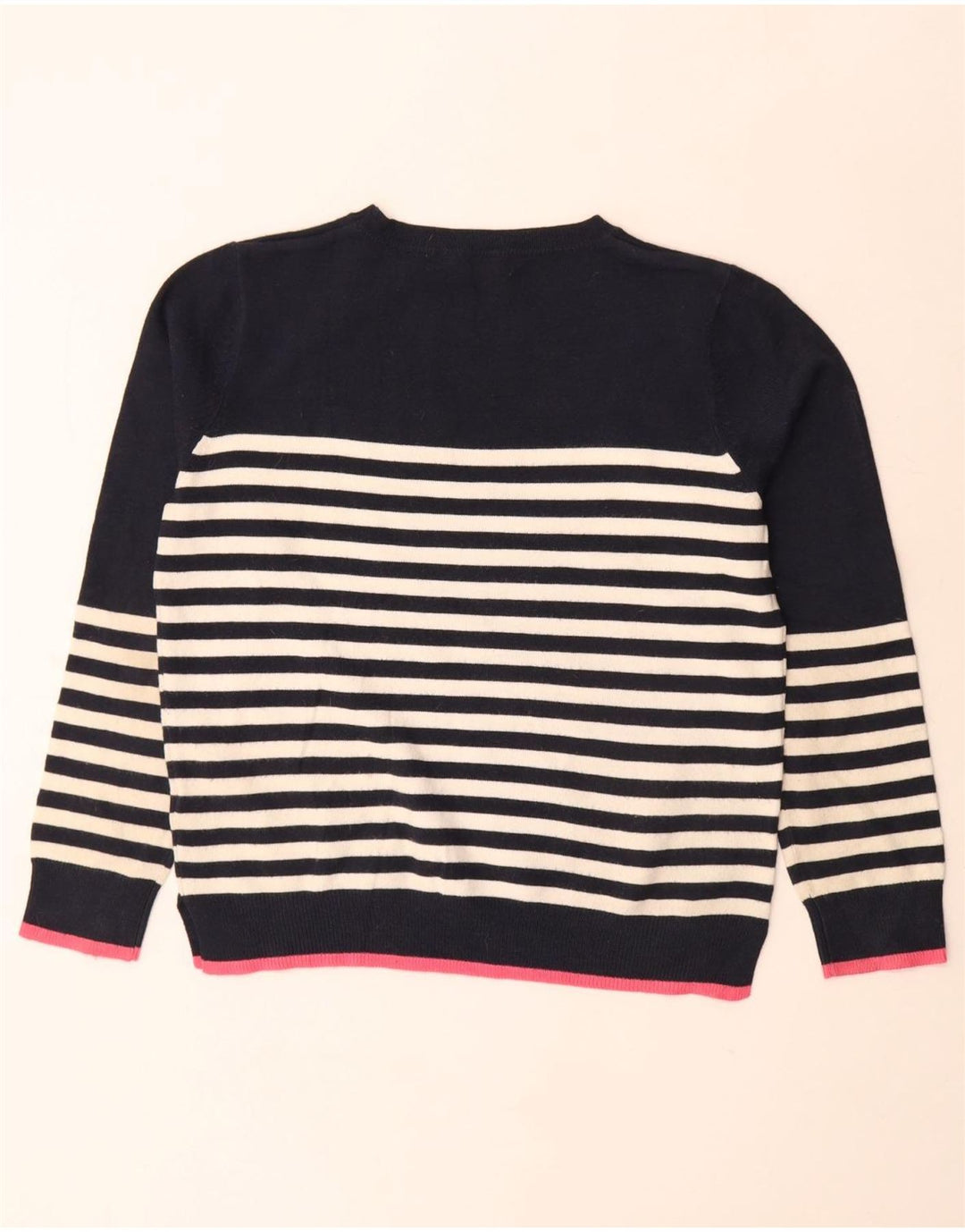 Marks & Spencer Pull col bateau pour femme UK 12 Bleu marine moyen
