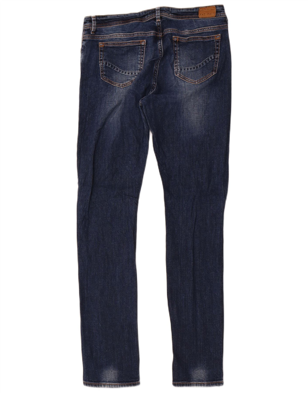 Fat Face Jean slim pour femme UK 12 Medium W30 L30 Bleu