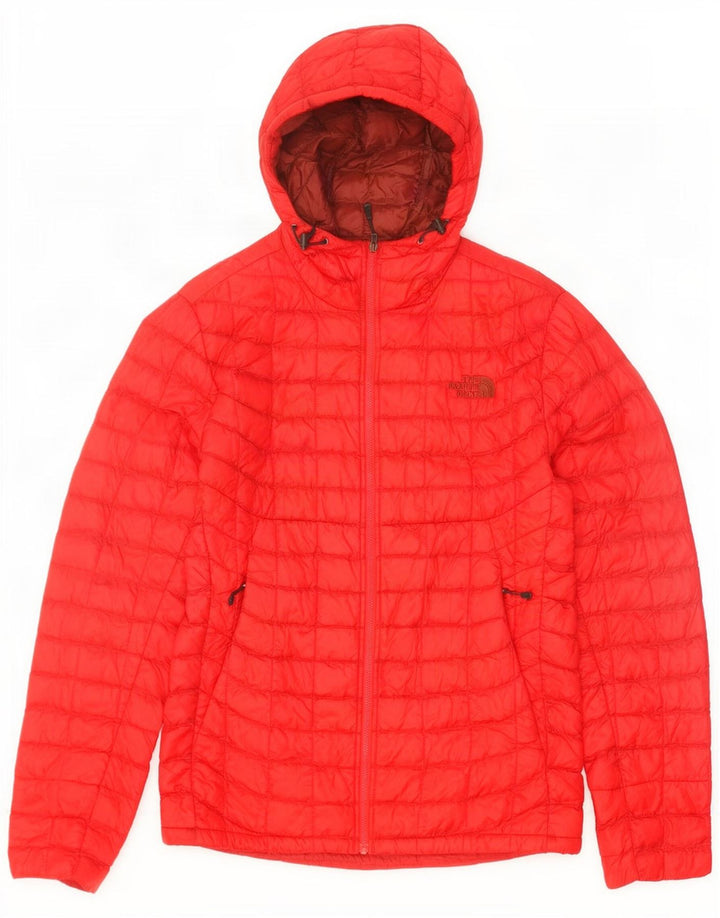 The North Face Veste rembourrée à capuche pour homme UK 36 Small Rouge Nylon