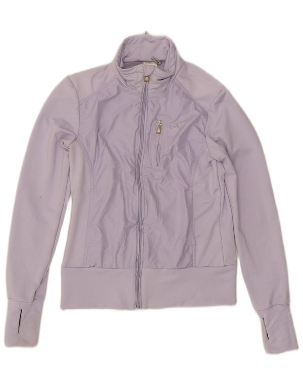Adidas Clima 365 Veste de survêtement pour femme UK 12 Violet moyen Polyester