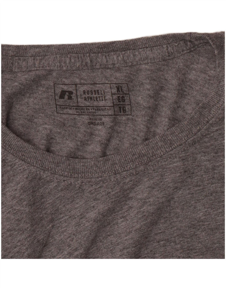 Russell Athletic T-Shirt Garçon 14-15 Ans XL Gris