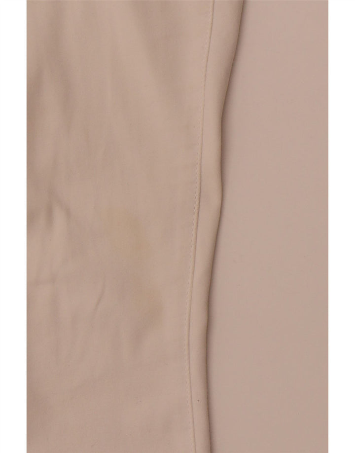 SUPERDRY Pantalon Chino Slim Femme UK 12 Moyen W32 L29 Coton Blanc