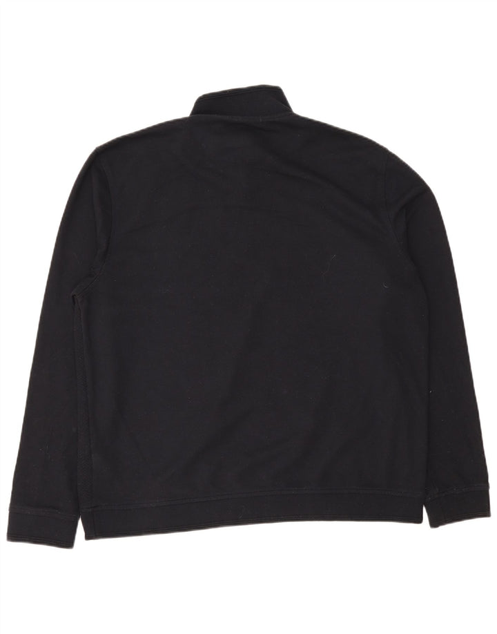 Ted Baker Pull à col zippé pour homme Taille 6 2XL Bleu marine