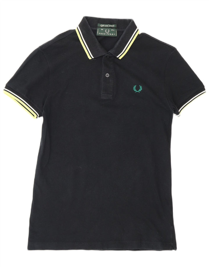 FRED PERRY Polo Homme Petit Noir Coton