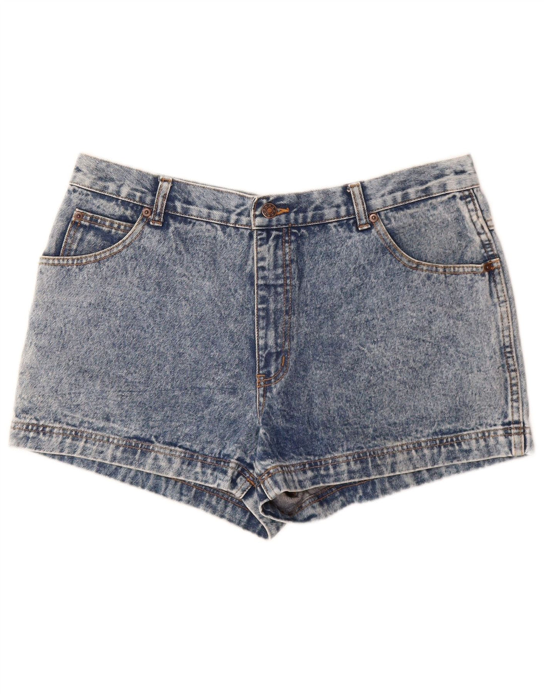 BERTO LUCCI Short en Jean Femme W34 Grand Bleu Coton
