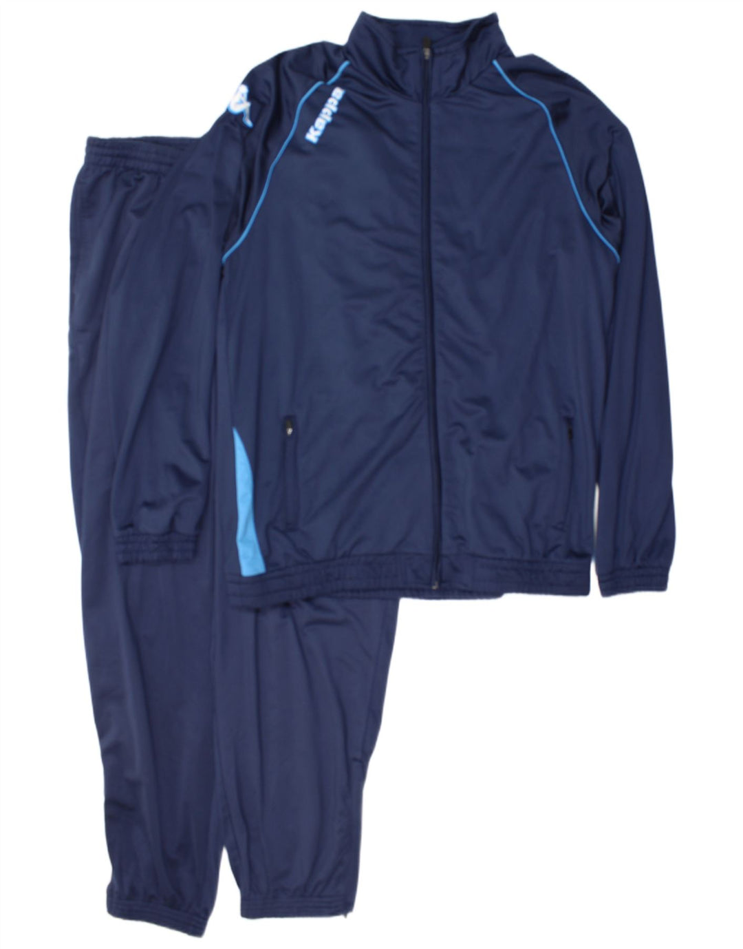 Kappa Survêtement complet pour homme 2XL Bleu marine Polyester