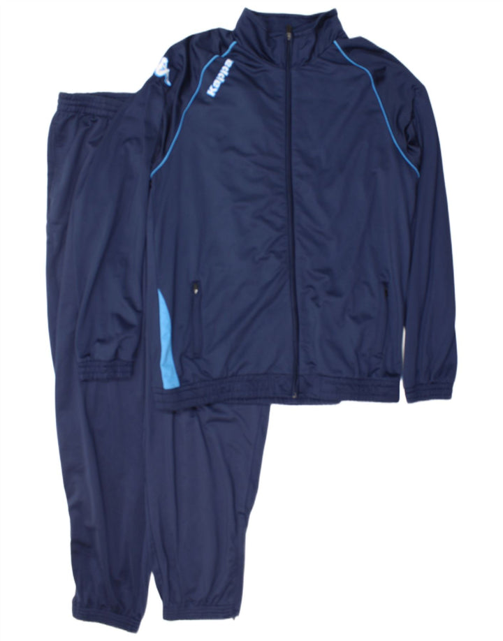 Kappa Survêtement complet pour homme 2XL Bleu marine Polyester