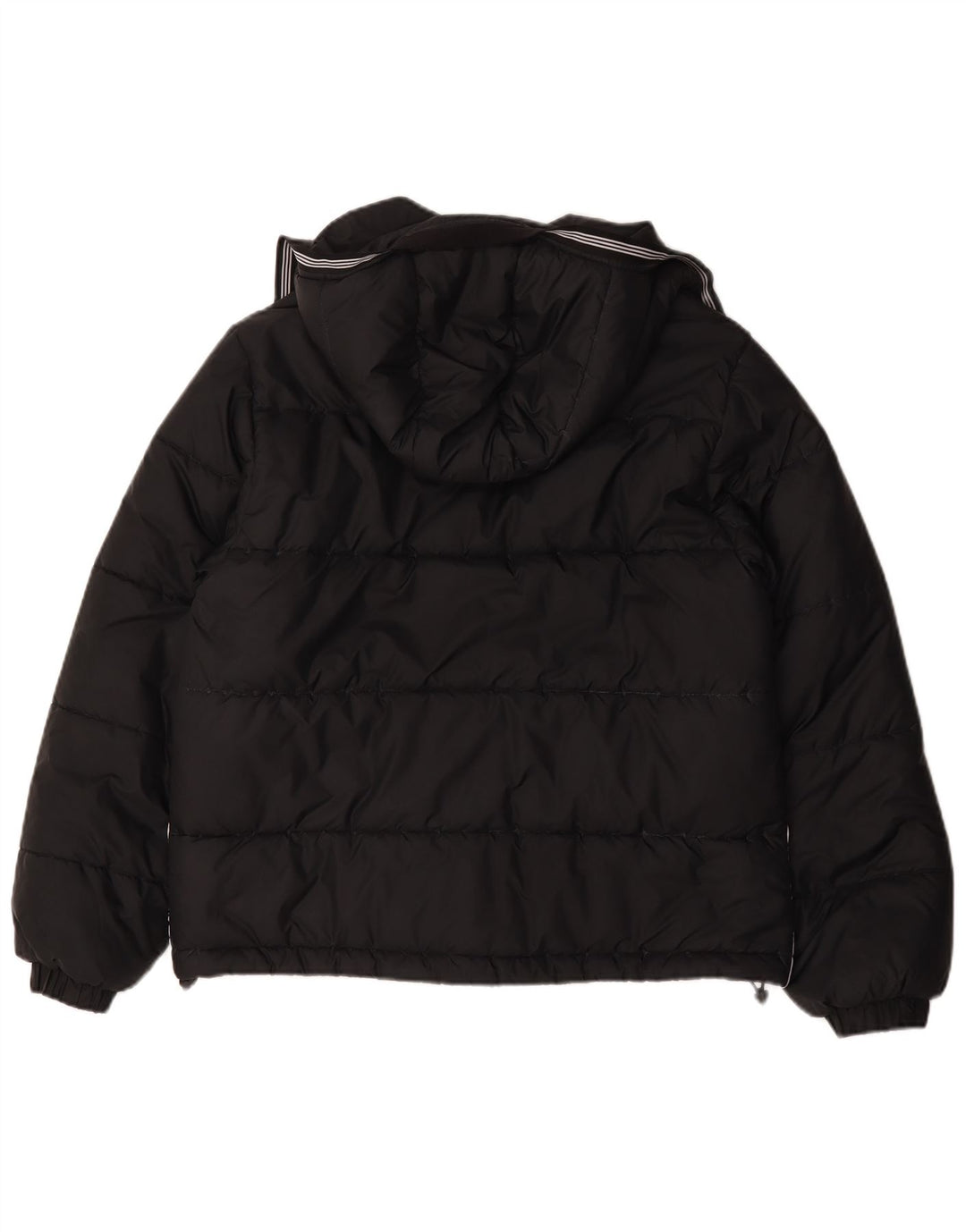 Adidas Veste rembourrée à capuche pour homme en polyester noir moyen