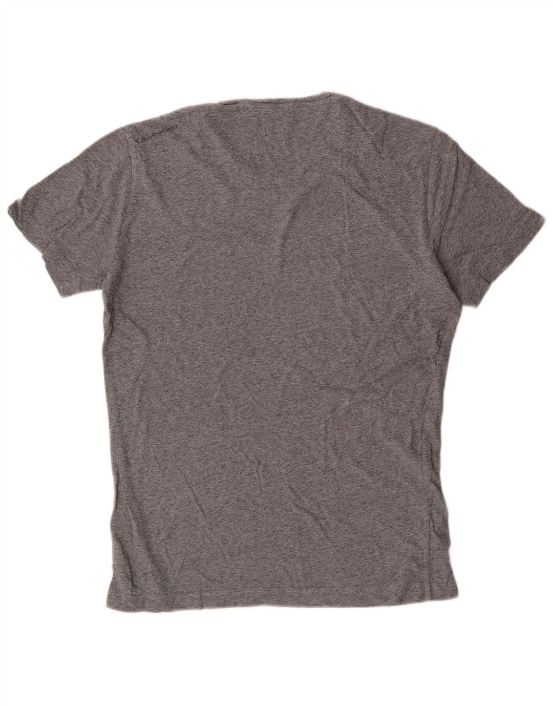 Calvin Klein Jeans T-Shirt Graphique Homme Petit Gris Coton