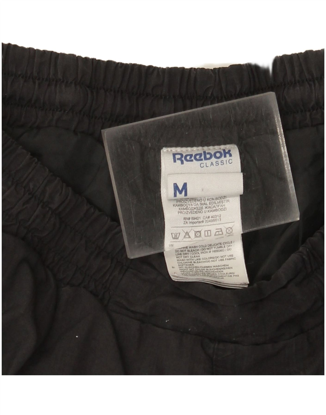 Reebok Pantalon de Survêtement Classique Homme Noir Moyen Polyester