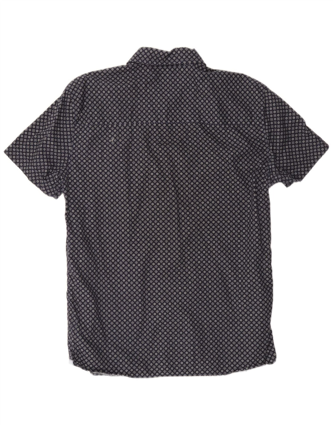 MUSTANG Chemise Slim Fit à Manches Courtes pour Homme en Coton Floral Bleu Marine