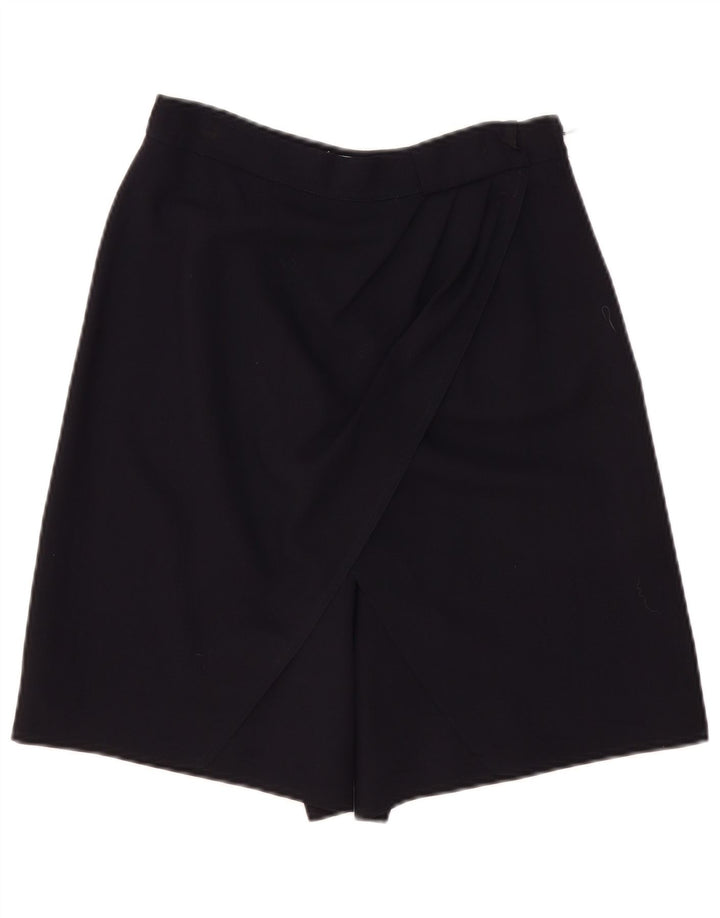 MARLY'S Womens Wide Leg Casual Shorts IT 42 Medium W27  Navy Blue