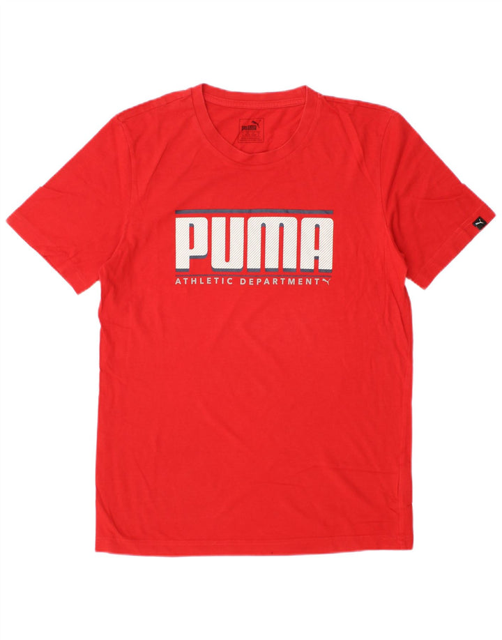 Puma T-Shirt Graphique Homme Petit Rouge Coton