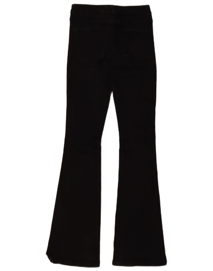 Zara Jean évasé slim pour femme EU 36 XS W26 L33 Noir