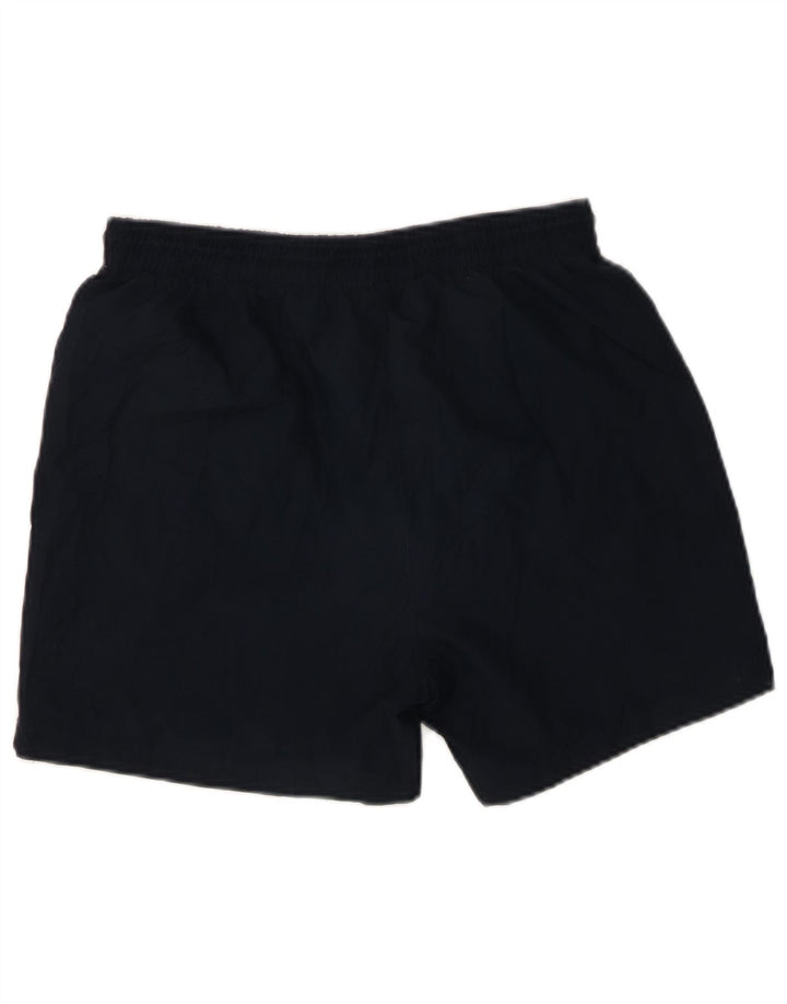 REEBOK Short de sport pour femme UK 14 Large Bleu marine Polyester