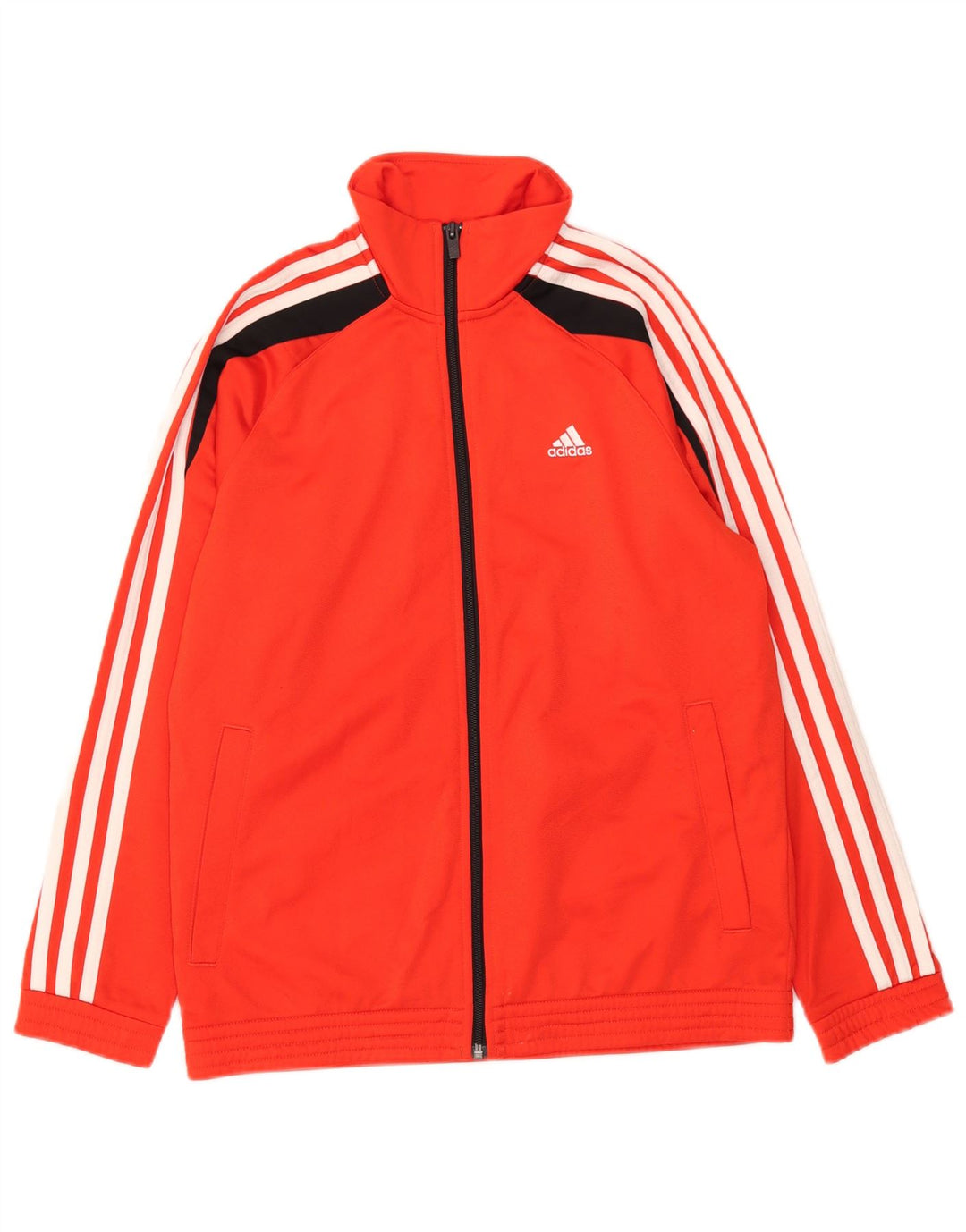 Veste de survêtement Adidas Fille 13-14 ans Rouge Polyester