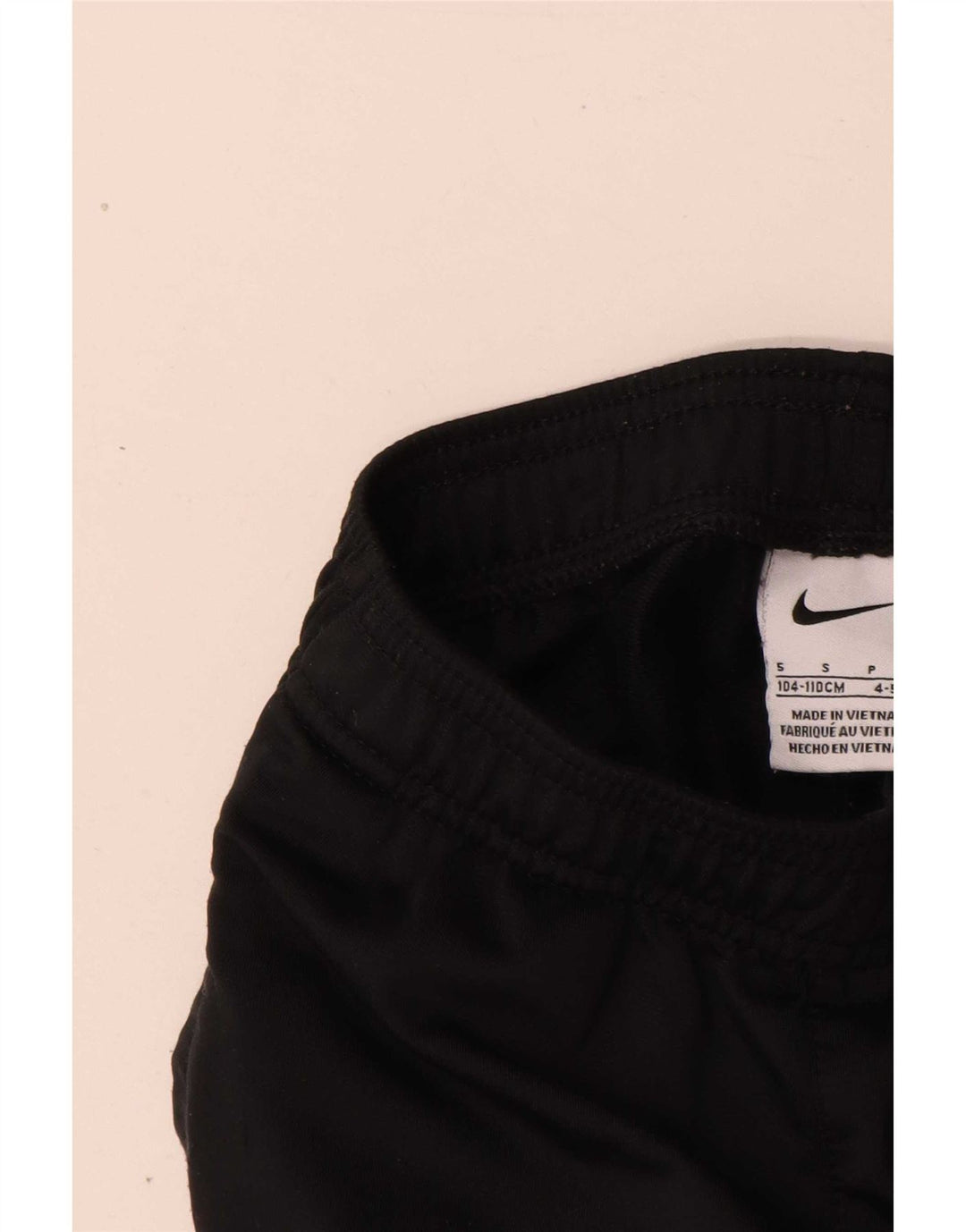 Nike Pantalon de survêtement garçon 4-5 ans Petit Noir Polyester