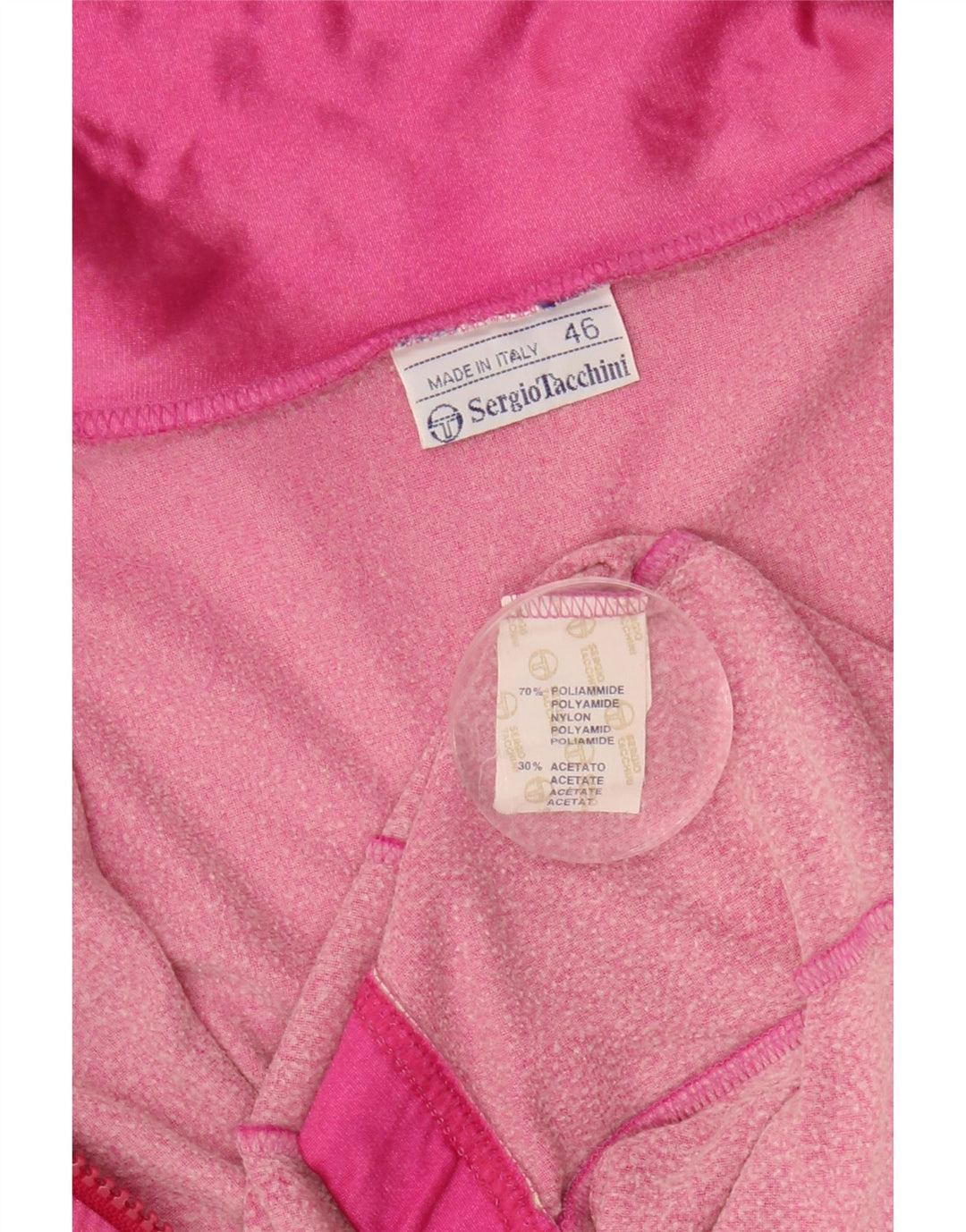 SERGIO TACCHINI Veste de Survêtement Femme IT 46 Large Rose Colourblock