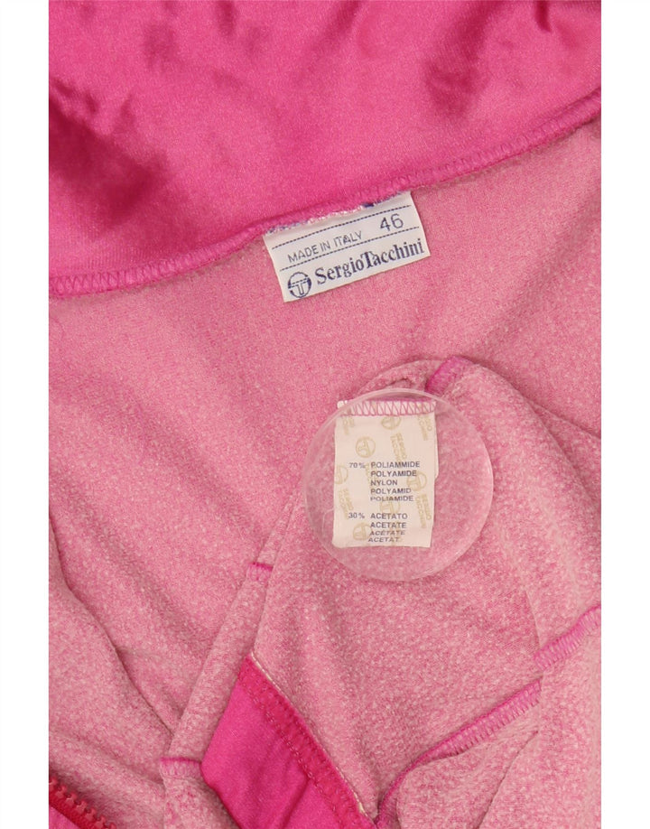 SERGIO TACCHINI Veste de Survêtement Femme IT 46 Large Rose Colourblock