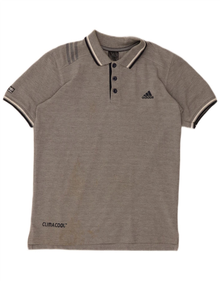 ADIDAS Polo Climacool Homme Gris Moyen