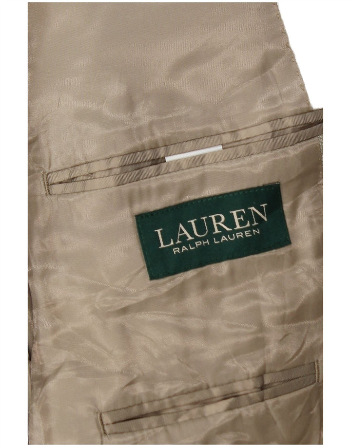 Ralph Lauren Veste blazer à 2 boutons pour homme UK 46 2XL Gris Polyester