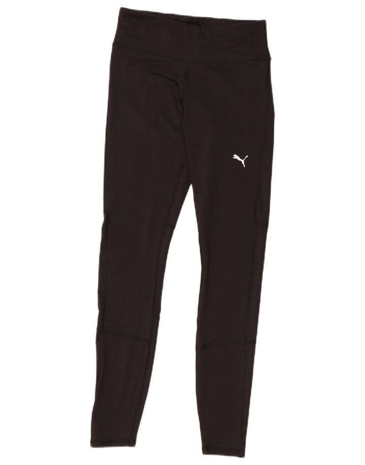 PUMA Leggings Femme UK 4 XS Noir Polyester