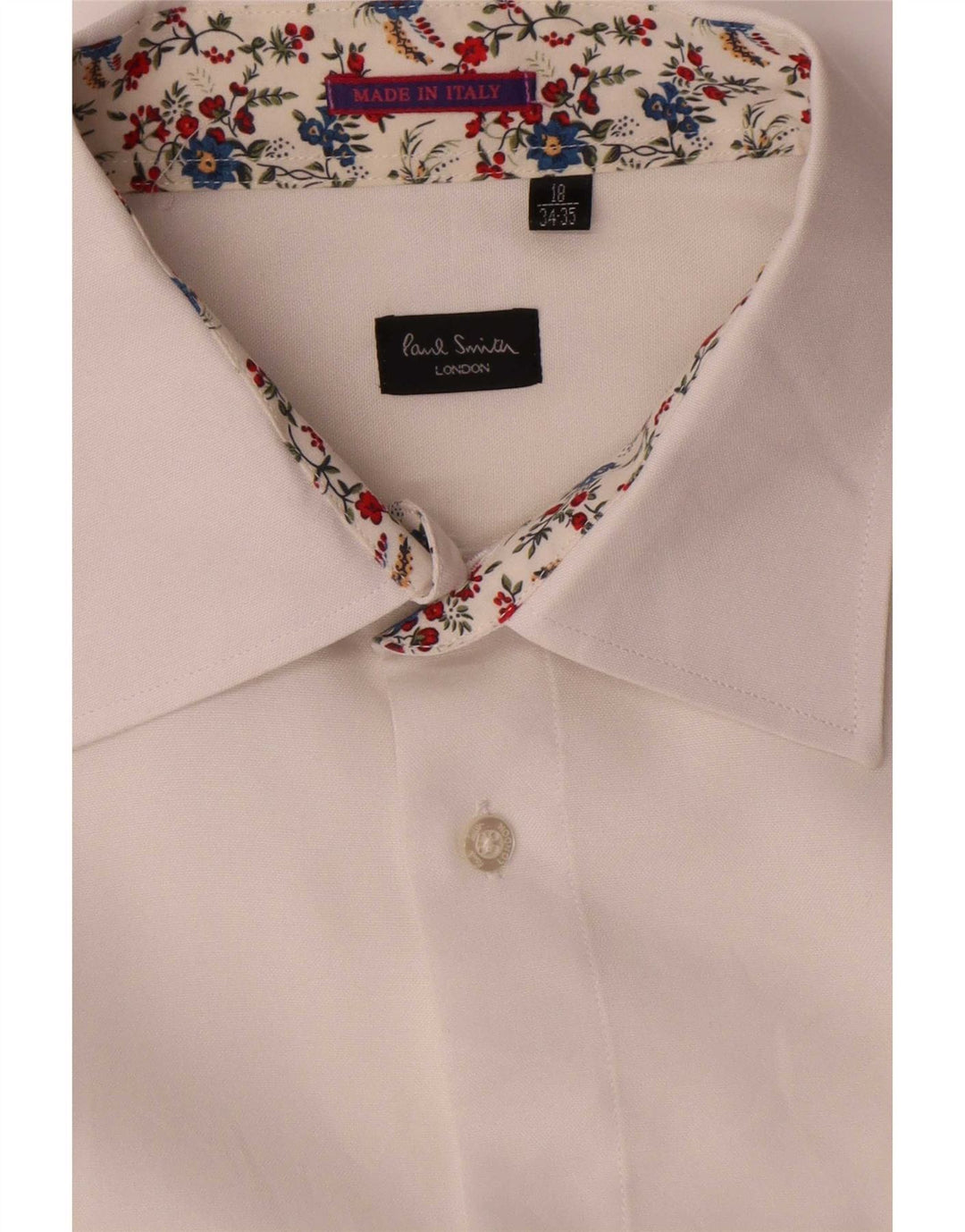 Paul Smith Chemise Homme Taille 18 2XL Blanc