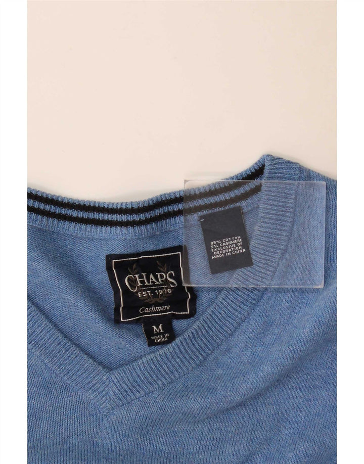 Chaps Pull Col V Homme Bleu Moyen Coton