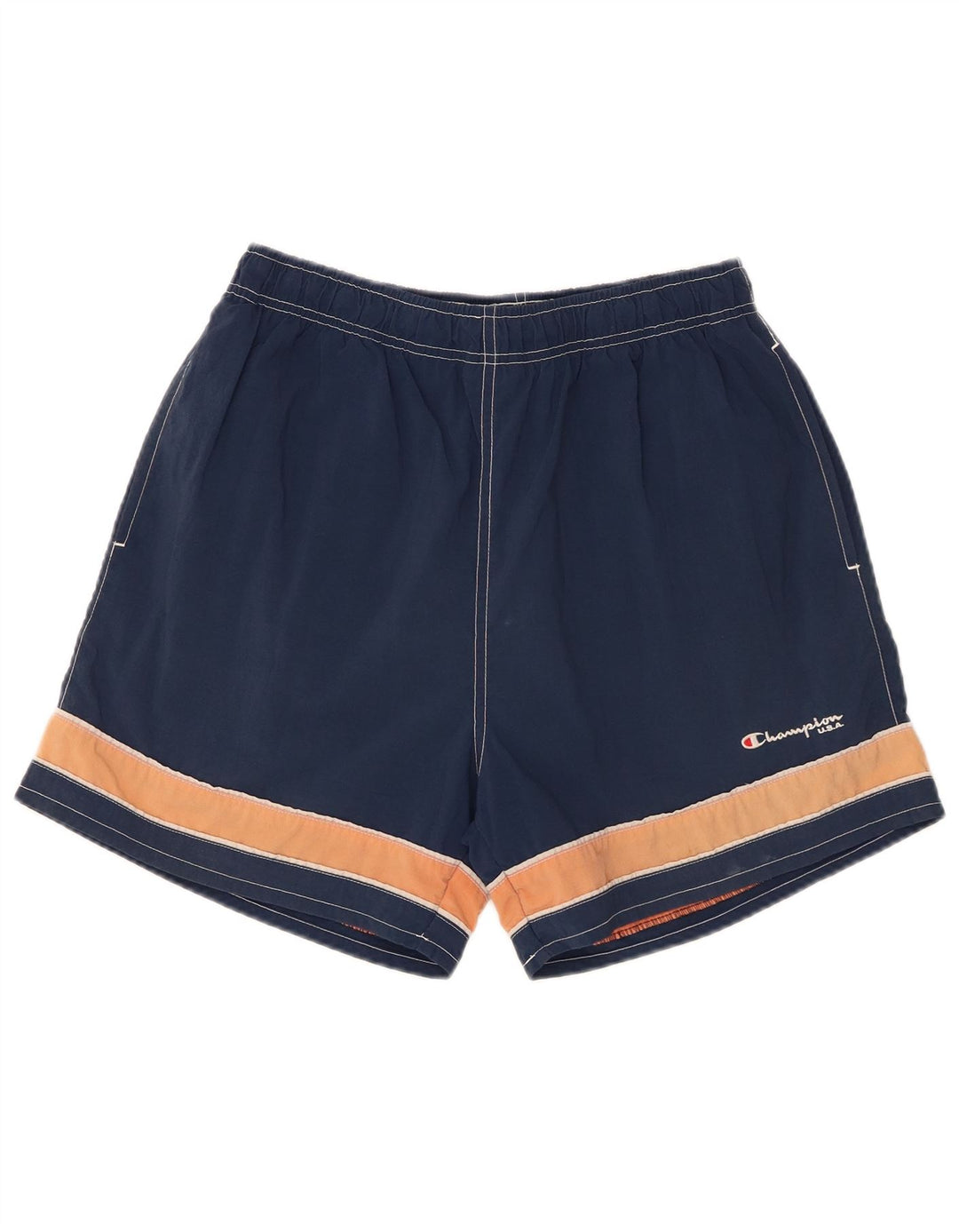 Champion Short de Bain Homme Large Bleu Marine Colourblock