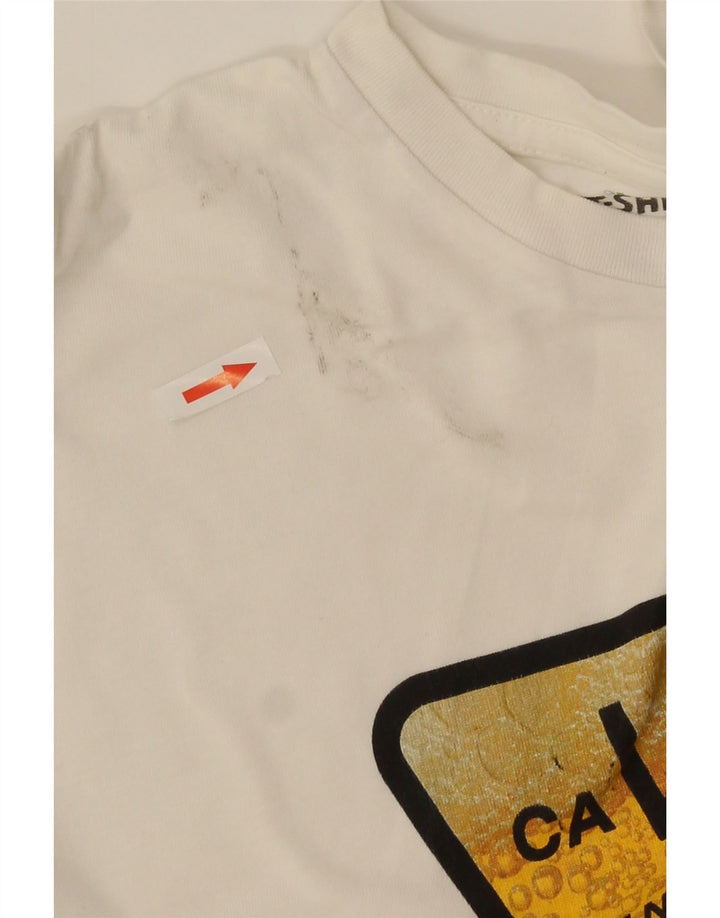 Vans T-shirt graphique pour hommes, grand coton blanc