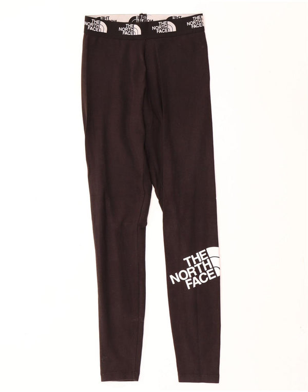 The North Face Leggings graphiques pour femmes UK 6 XS coton noir