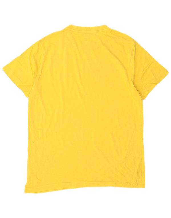 Polo Ralph Lauren T-shirt coupe personnalisée pour hommes, grand coton jaune