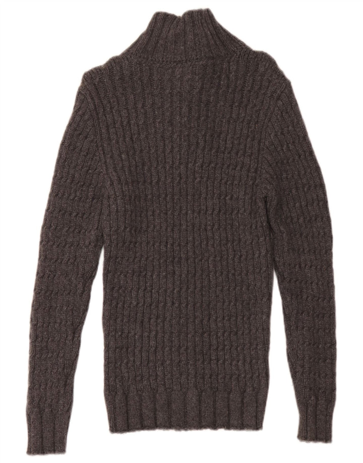 Alpha Massimo Rebecchi Pull col boutonné pour homme IT 48 Gris moyen